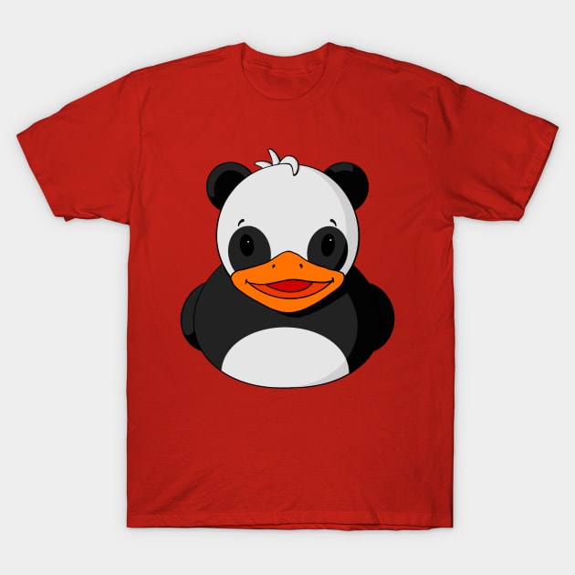 Panda Rubber Duck T-Shirt by Alisha Ober Designs